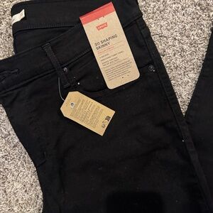 NWT Levi's 311 Skinny Shaping Classic Black Jeans